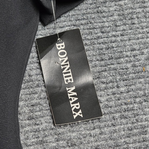 Vintage Bonnie Marx Ruffle Hem Cocktail Dress Women's Size 6 Black NWT - Picture 5 of 9